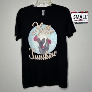 Hello Sunshine Cactus Graphic T-Shirt - Small